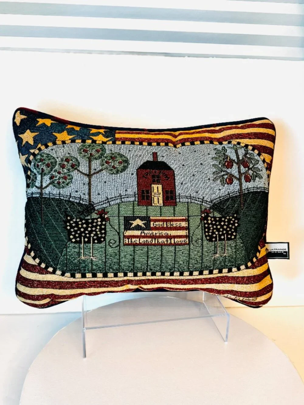La France Home Pillow 12x16